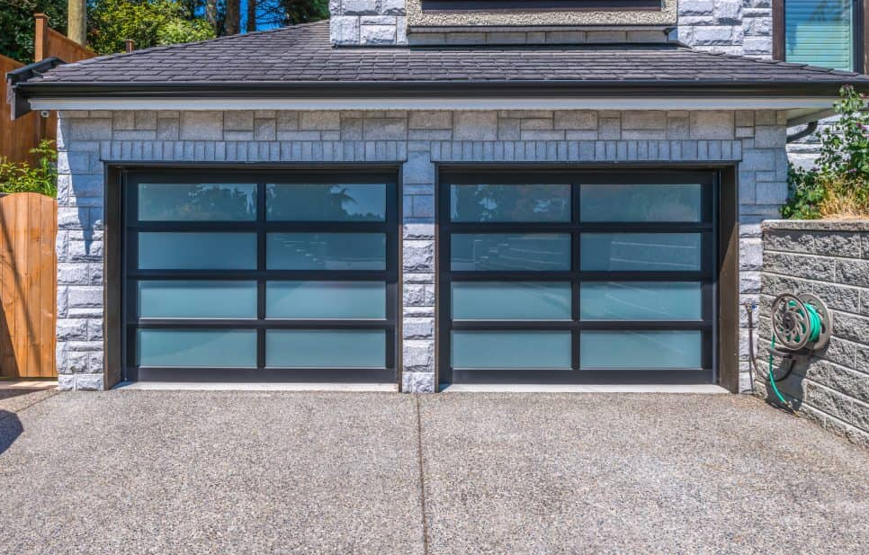 Garage door repair service.