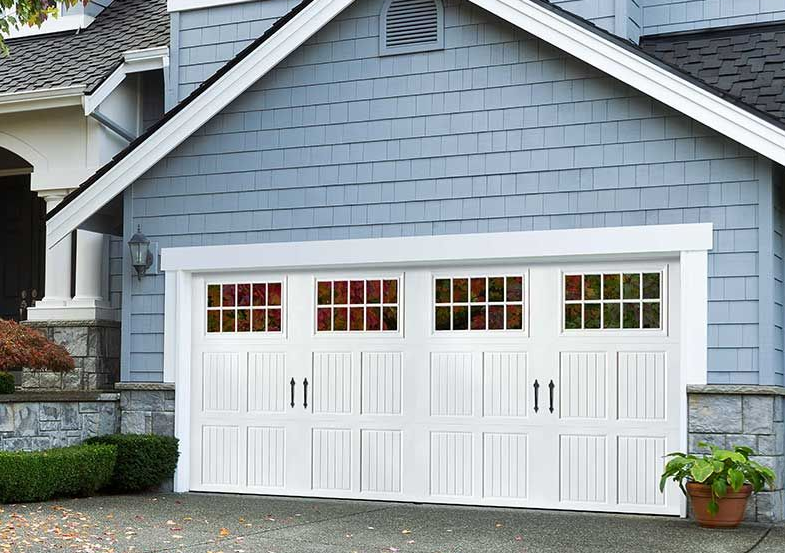 Garage door repair service.