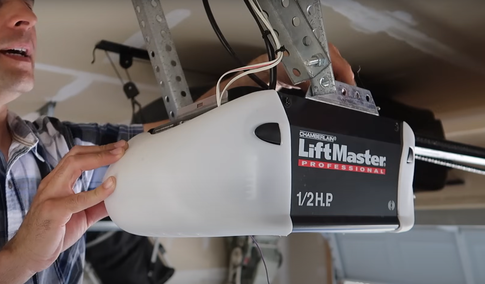 Garage door opener repair service.