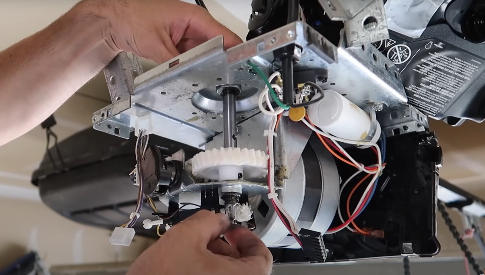 Garage door opener repair service.